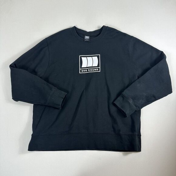 October's Very Own OVO Sound Crewneck Sweater Sweatshirt‎ Mens XL Drake Black - Picture 1 of 8